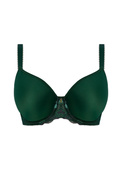 Biustonosz Freya LOVELAND AA401031DPE Uw Moulded Plunge T-shirt Bra Deep Emerald