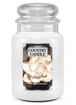 Duża Świeca Zapachowa Country Candle Vintage Gardenia