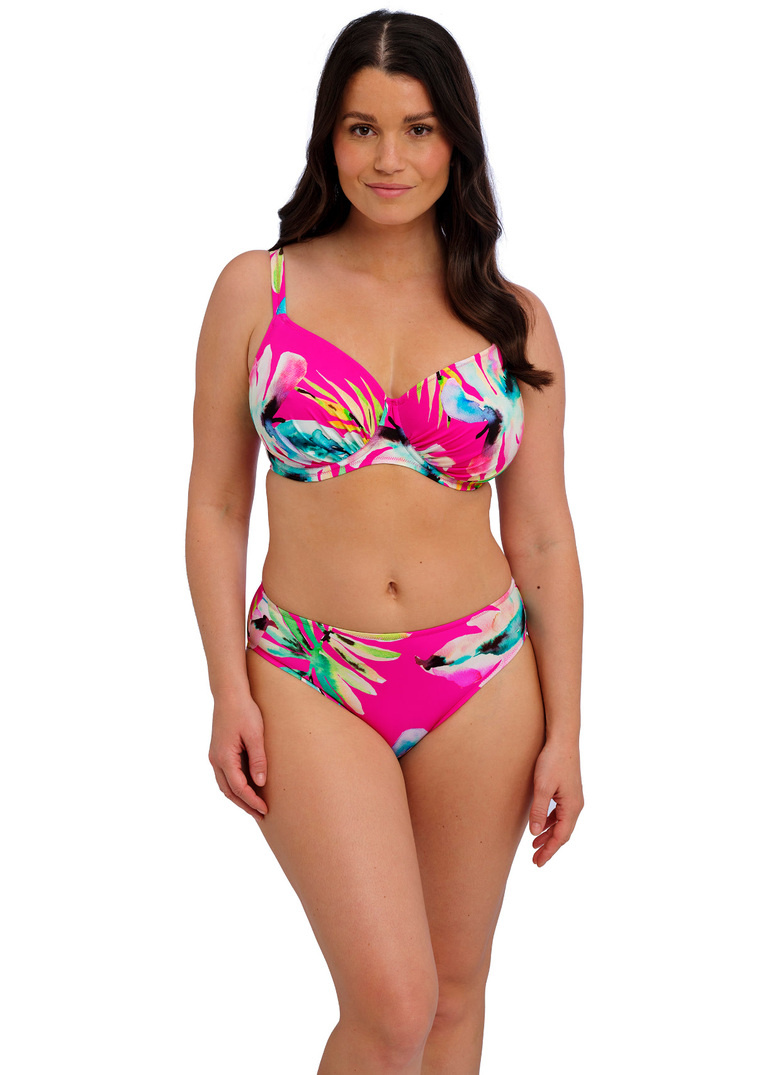 Figi kąpielowe Fantasie CARABELITA FS505872PEY Mid Rise Bikini Brief Peony