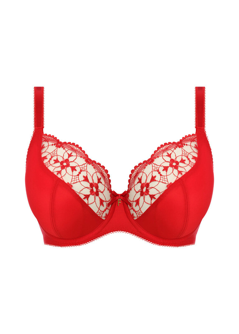 Biustonosz Freya HALLIE AA402602CRD Uw Plunge Bra Pink Chilli Red