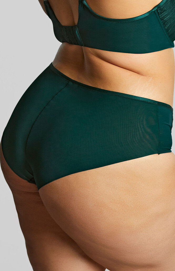 Figi Sculptresse by Panache ILLUMINATE 10708 Deep Brief Dark Green