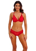 Biustonosz Wacoal EMBRACE LACE WA853291623 Plunge Underwire Bra Equestrian Red