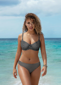 Figi kąpielowe Freya Swim CHECK IN AS201970MOM Bikini Brief Monochrome 