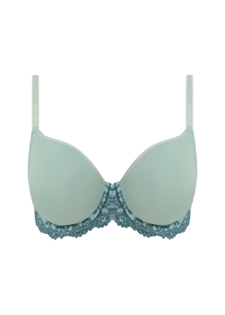 Biustonosz Wacoal EMBRACE LACE WA853191996 Uw Contour Bra Eggshell Blue / Brittany Blue