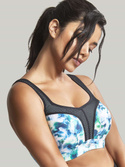 Biustonosz sportowy Panache Sport POWER 5021B z fiszbinami Digital Bloom