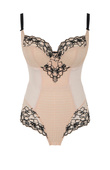 Body Panache Envy 7288 Bodysuit Sand/Black