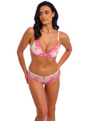 Biustonosz Wacoal EMBRACE LACE WA853291951 Plunge Underwire Bra Ballet Slipper/chateau Rose