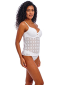 Koszulka kąpielowa Freya Swim NOMAD NIGHTS AS205456WHE Uw Plunge Tankini Top White