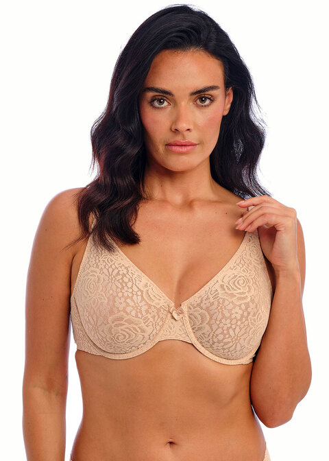 Biustonosz Wacoal HALO LACE WA851205NUE Moulded Underwire Bra Nude