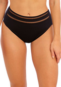 Figi kąpielowe Fantasie Swim EAST HAMPTON FS502878BLK High Waist Bikini Brief Black