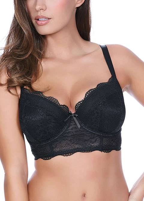 Biustonosz Freya FANCIES AA1014BLK Uw Longline Bra Black