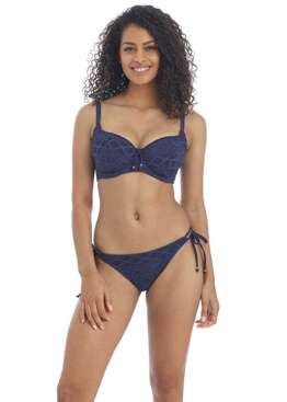 KOMPLET - Strój kąpielowy dwuczęściowy Freya Swim SUNDANCE Denim - wybierz rozmiar i fason (32G, 36E, 36F)