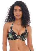 Strój kąpielowy Freya Swim TAHITI NIGHTS AS200004BLK + AS200076BLK Uw Halter Bikini Top + Rio Bikini Brief Black