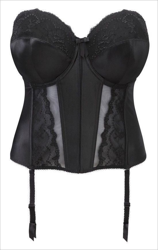 Gorset Elomi MARIA EL8502BLK Strapless Black