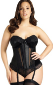 Gorset Elomi MARIA EL8502BLK Strapless Black