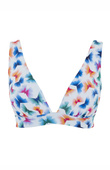 Biustonosz kąpielowy Panache Swim FLUTTER SW1764B Kara Non Wired Plunge Bikini Top Flutter Print