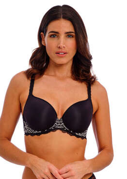 Biustonosz Wacoal LACE PERFECTION WE135004BAI Contour Bra Black / Ivory