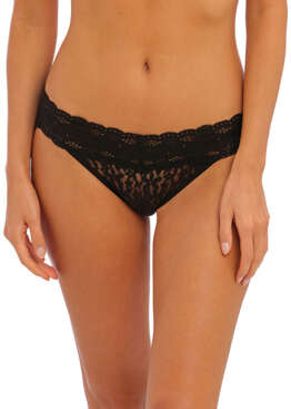 Figi Wacoal HALO LACE WA878205BLK Bikini Brief Black