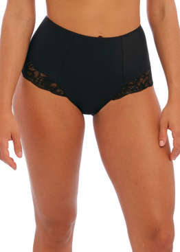 Figi z wysokim stanem Fantasie REFLECT FL101852BLK High Waist Brief Black