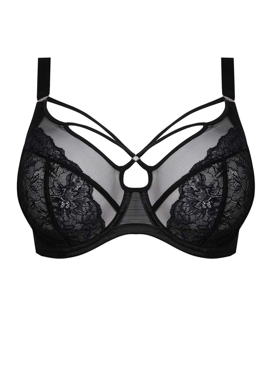 Biustonosz Elomi BRIANNA EL8080BLK Uw Plunge Bra Black