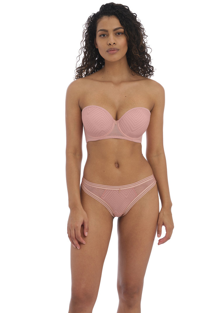 Biustonosz Freya TAILORED AA401109ASE Uw Moulded Strapless Bra Ash Rose