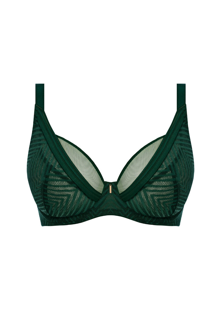 Biustonosz Freya TAILORED AA401121DPE Uw High Apex Plunge Bra Deep Emerald