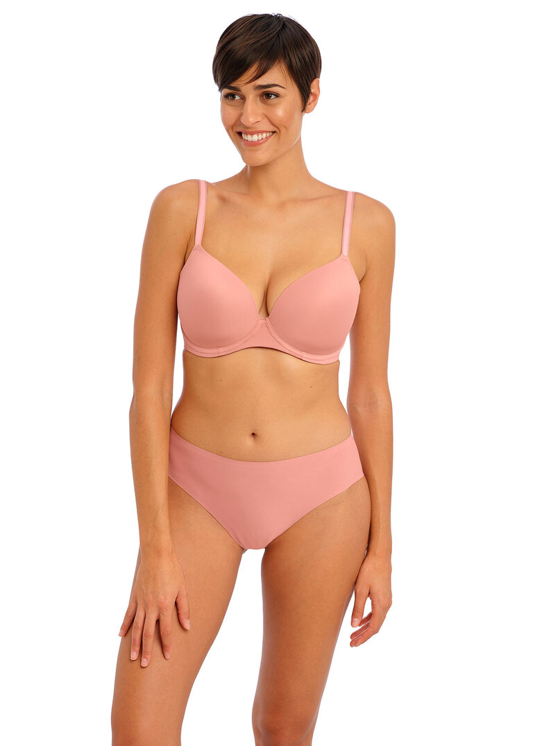 Biustonosz Freya UNDETECTED AA401708ASE Uw Moulded T-shirt Bra Ash Rose