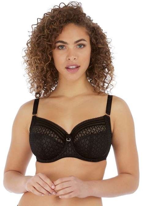 Biustonosz Freya VIVA Lace AA5641LNR Uw Side Support Bra Noir