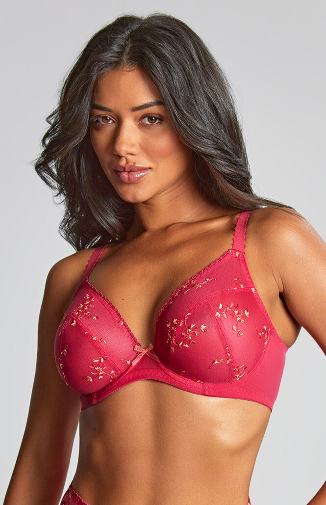 Biustonosz Panache MEADOW 10976 Plunge Bra Raspberry