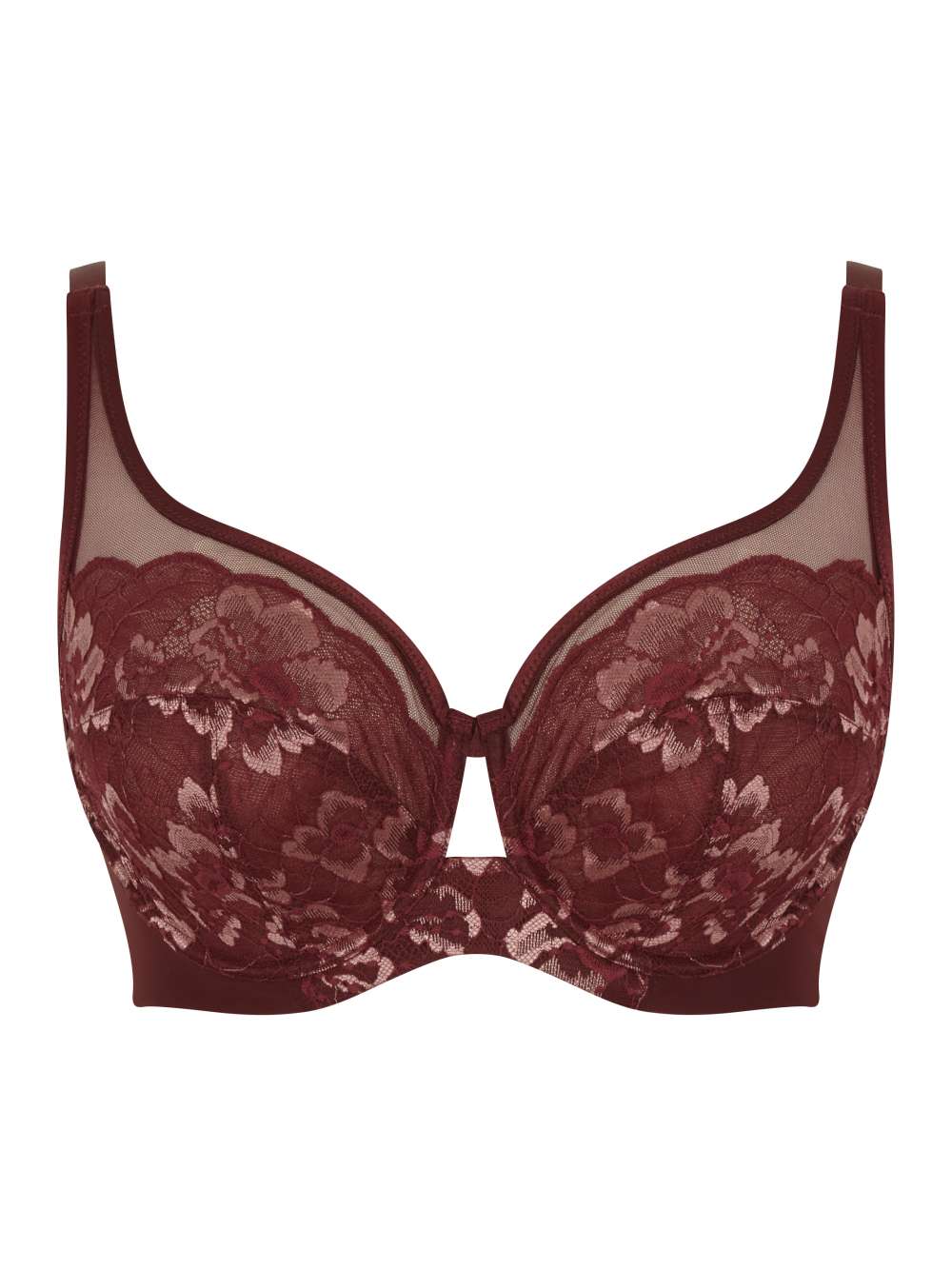 Biustonosz Panache SABRINA 10631 High Apex Balconette Bra Red Rose