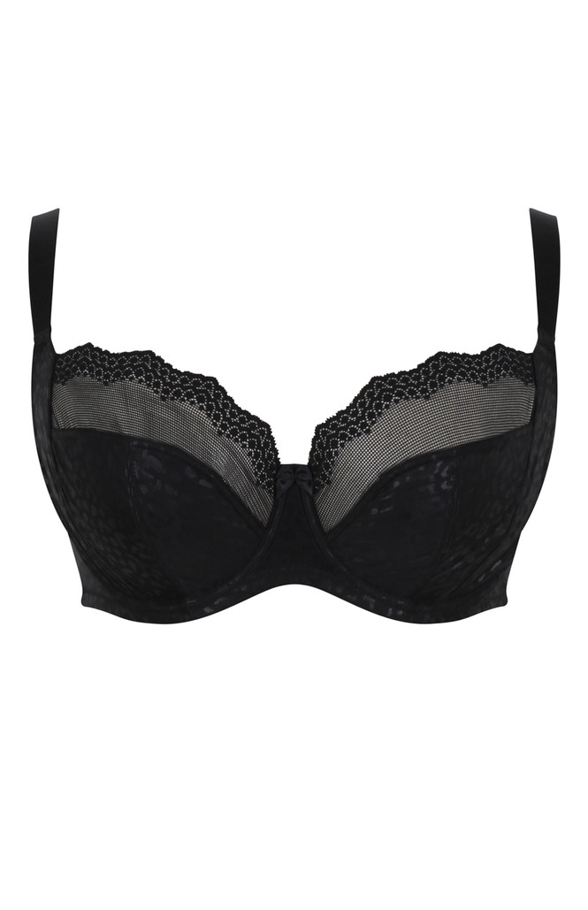 Biustonosz Sculptresse by Panache ESME 10921 Balcony Bra Black Animal