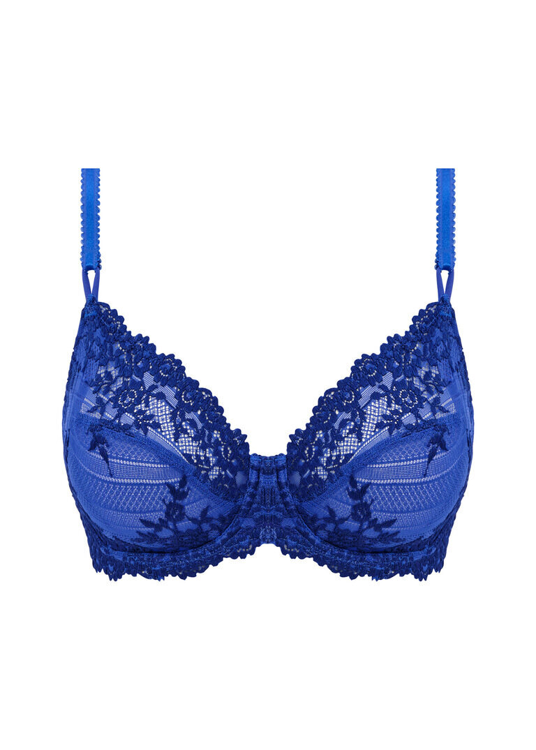 Biustonosz Wacoal EMBRACE LACE WA065191475 Underwired Bra Beaucoup Blue / Bellwether Blue