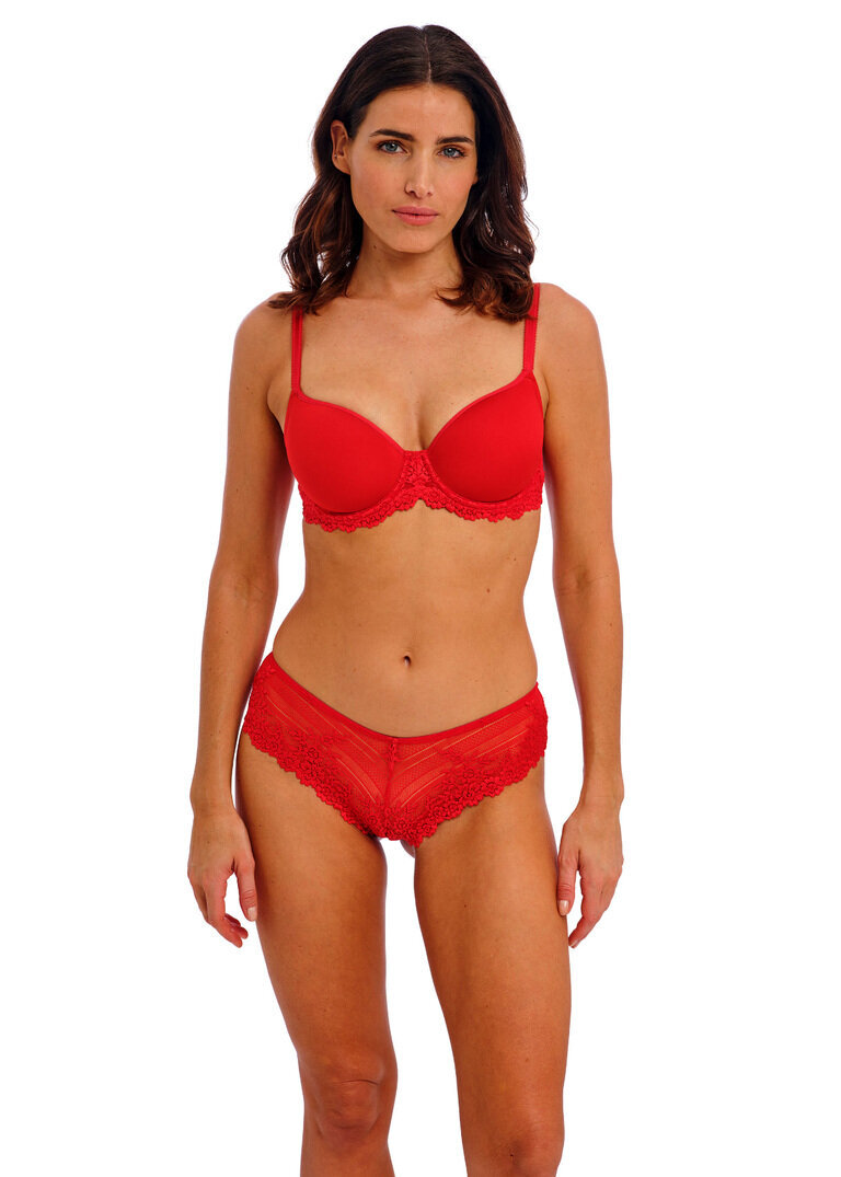 Biustonosz Wacoal EMBRACE LACE WA853191623 Uw Contour Bra Equestrian Red