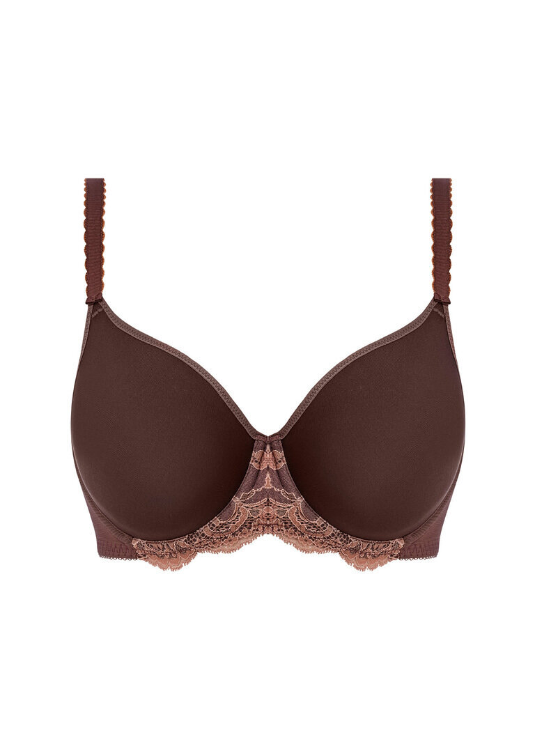 Biustonosz Wacoal FLORILEGE WE600710CBW Uw Moulded Spacer Bra Chocolate/burlwood