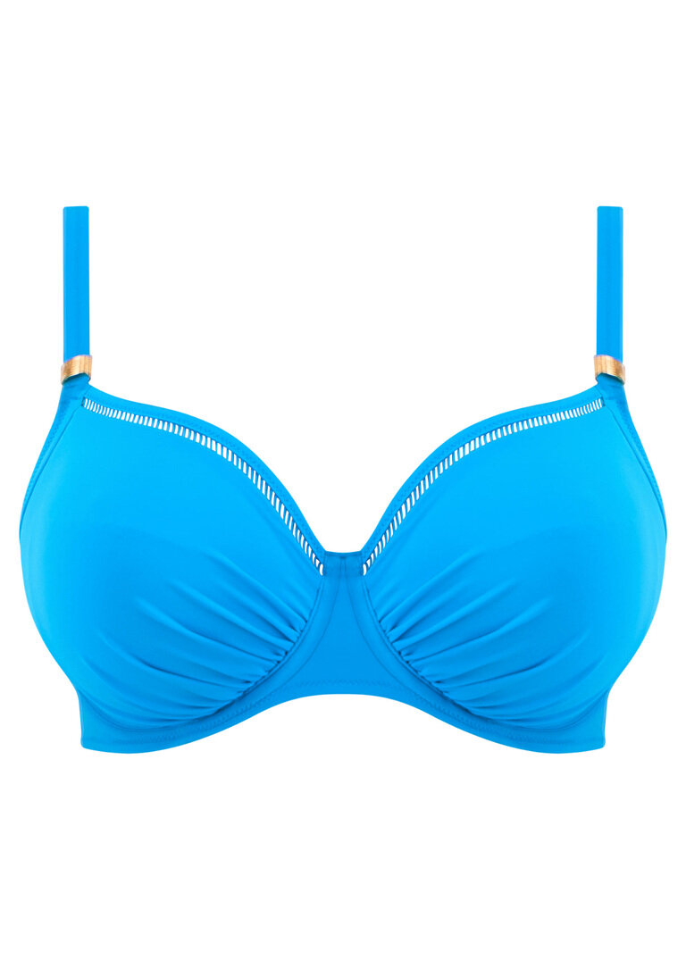 Biustonosz kąpielowy Fantasie Swim EAST HAMPTON FS502801BDA Uw Gathered Full Cup Bikini Top Blue Diamond