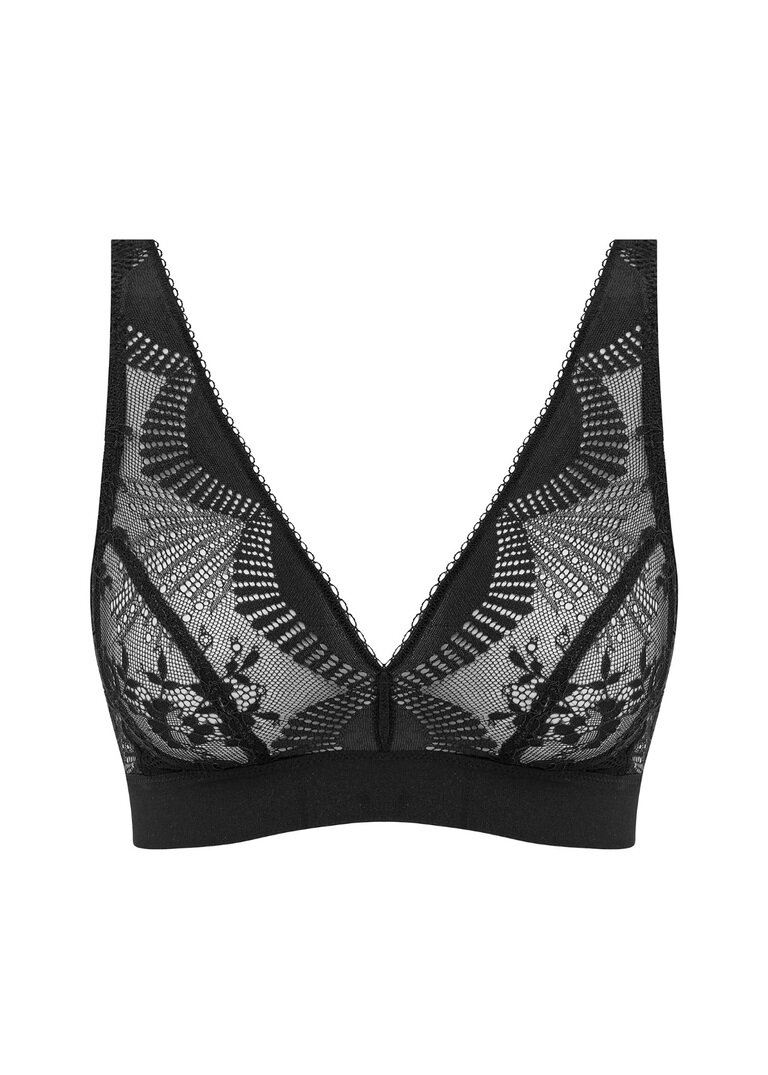 Braletka Wacoal SENSU LACE WE601203BLK Non Wired Bralette Black