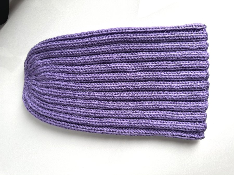 Czapka zimowa damska HELLI 100% Baby Merino 14 Fioletowy