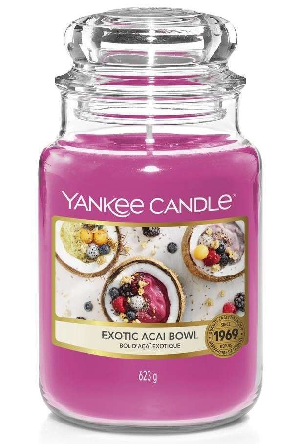 Duża świeca zapachowa Yankee Candle EXOTIC ACAI BOWL