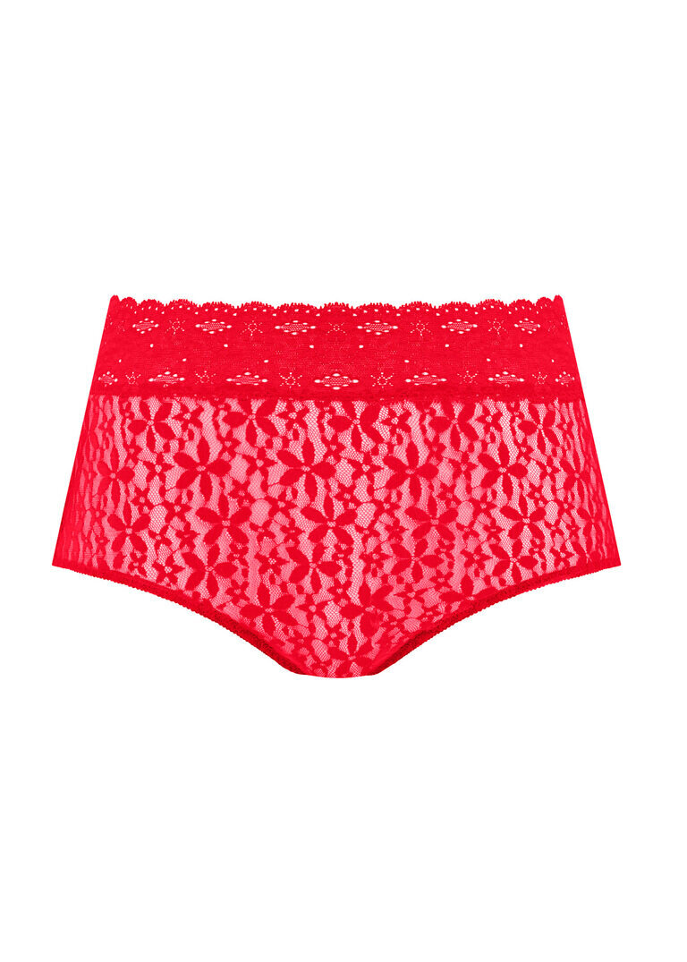 Figi Wacoal HALO LACE WA870405623 Full Brief Equestrian Red