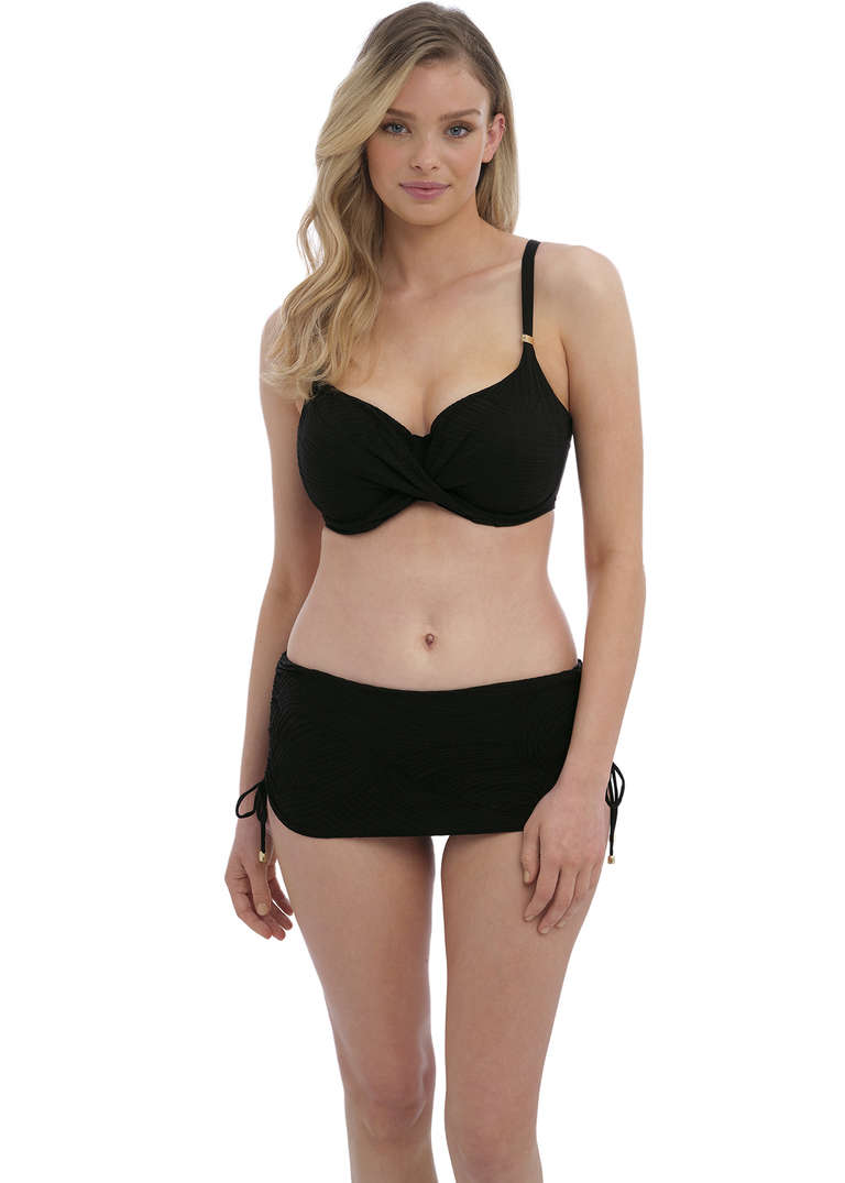 Figi kąpielowe Fantasie Swim OTTAWA FS6359BLK Adjustable Skirted Brief Black