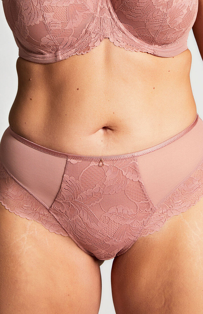 Głębokie figi Panache RADIANCE 10464 Deep Pant Ash Rose