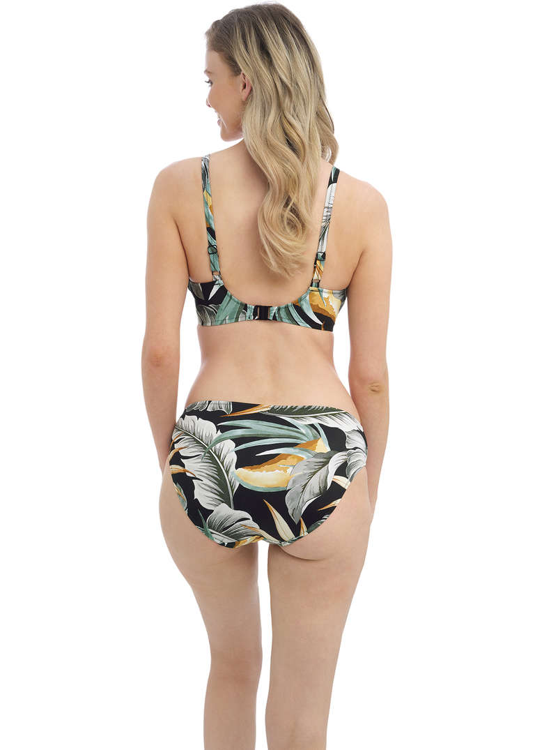 KOMPLET - Strój kąpielowy Fantasie Swim BAMBOO GROVE Jet FS501604JET/FS501601JET + majtki 