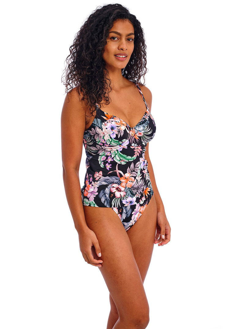 Koszulka kąpielowa Freya Swim KAMALA BAY AS205356MIH Uw Plunge Tankini Top Midnight