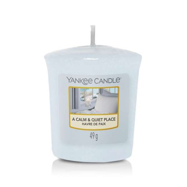 Mała świeczka Votive Yankee Candle A CALM & QUIET PLACE