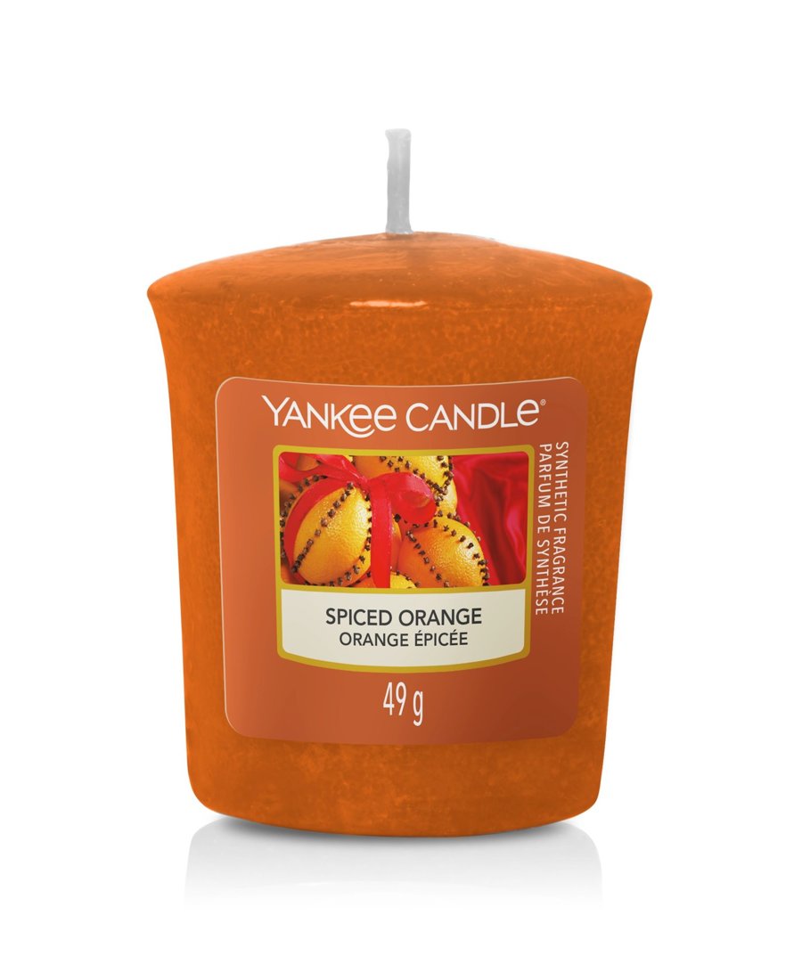 Mała świeczka zapachowa Votive Yankee Candle SPICED ORANGE