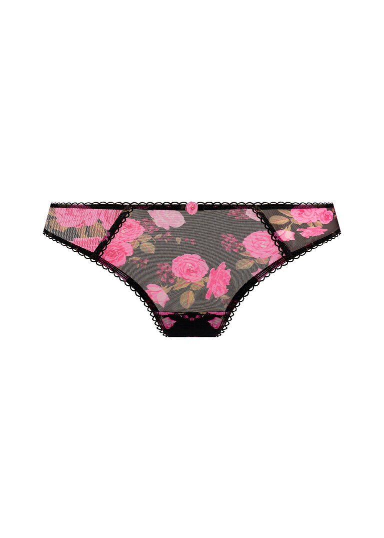 Stringi Freya ROSE BLOSSOM AA402470BKR Thong Black Rose