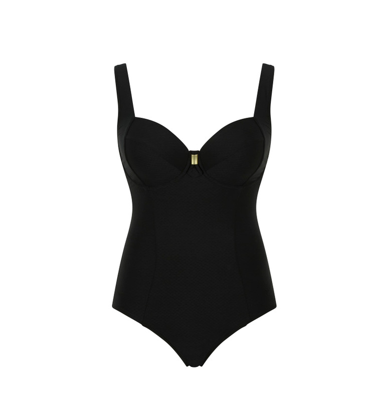 Strój kąpielowy jednoczęściowy Panache MARIANNA SW1590 Balcony Swimsuit Black