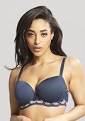 Biustonosz Panache CLARA 7251 Moulded Sweetheart Navy/Pearl