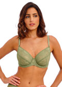 Biustonosz Wacoal SENSU LACE WE601201GEN Uw Bra Silk Green