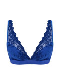 Biustonosz braletka Wacoal EMBRACE LACE WA852191475 Soft Cup Bra Beaucoup Blue / Bellwether Blue